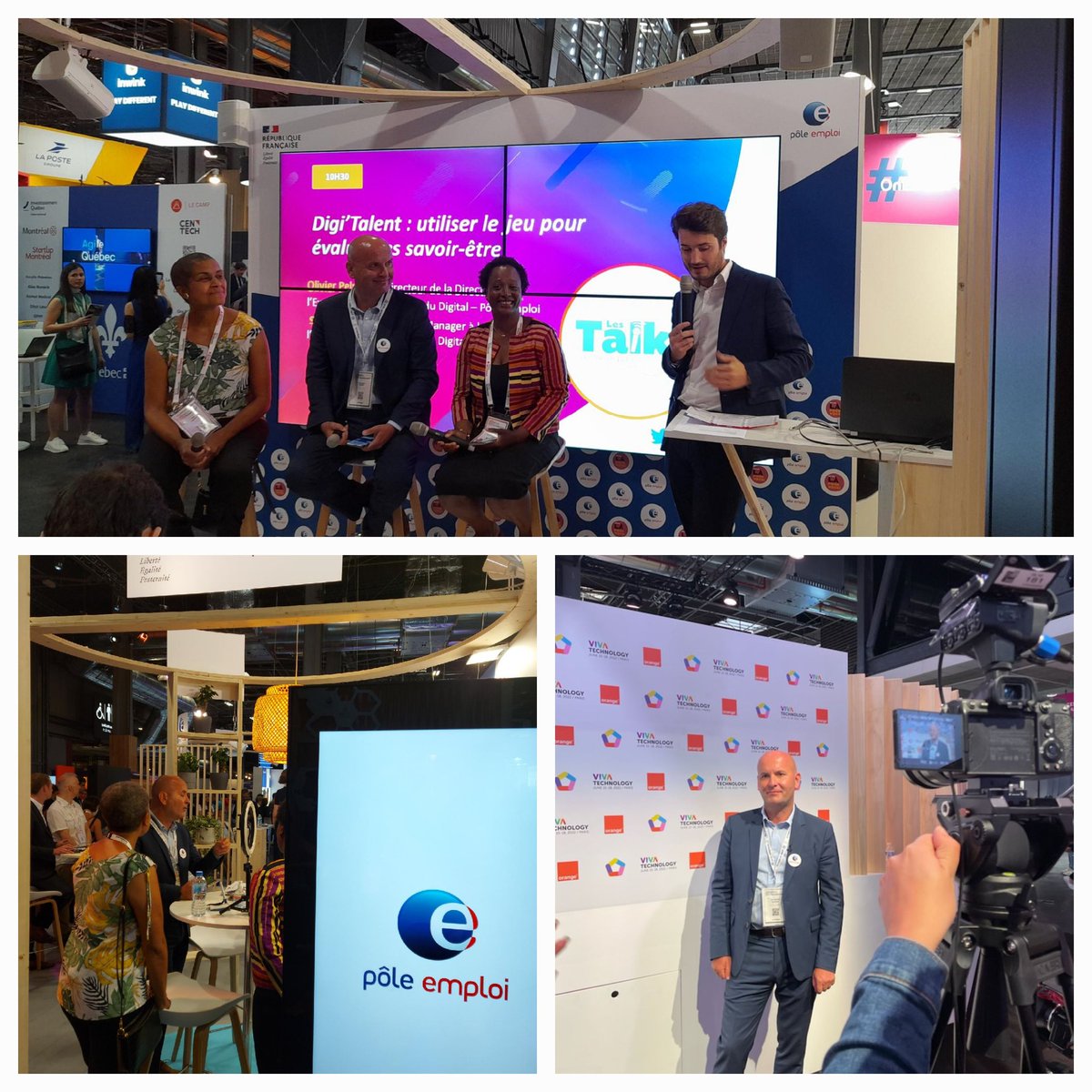 #VivaTech : #poleemploi présente de nombreuses innovations et partage ses travaux de recherche.
Venez nous retrouver au stand G54 Hall 1.
#innovation #tech