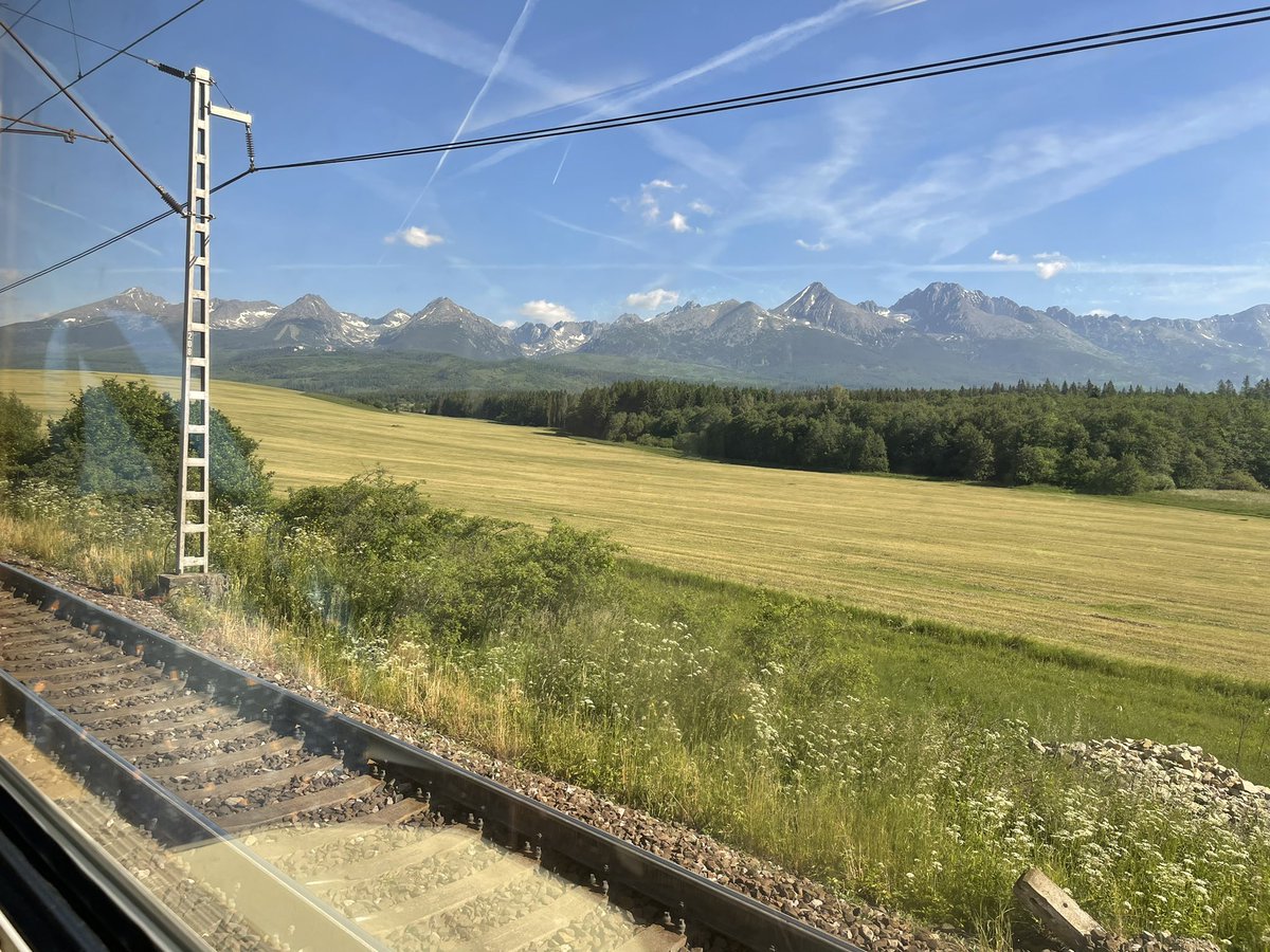 zpucikova's tweet photo. Take #train in #Slovakia. 💚Direction #Kosice for my 1st F2F 🇸🇰#euclimatepactambassadors meeting. 🍃 https://t.co/pH9UbxnwGv