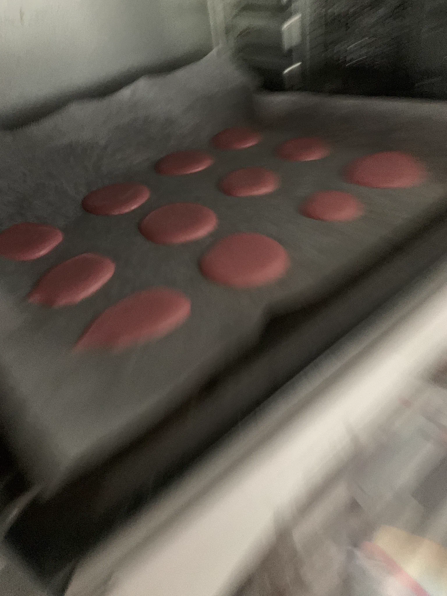 @YZF_R25_ay 焼く前のマカロンとの戦闘写真貼っときます、ちゃんとボコボコにして膨らまないようにしときました 