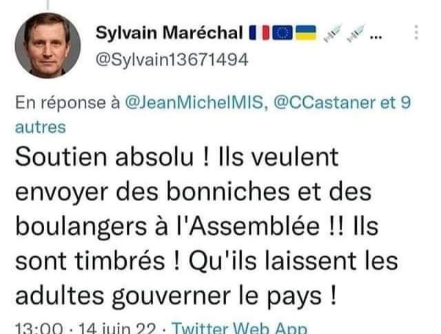 abrahamslaurent's tweet image. Les macronistes disent avec leur violence habituelle leur mépris de classe Dimanche en allant voter pour les candidatures #NUPES rappelez leur que chaque voix compte #ClassWars