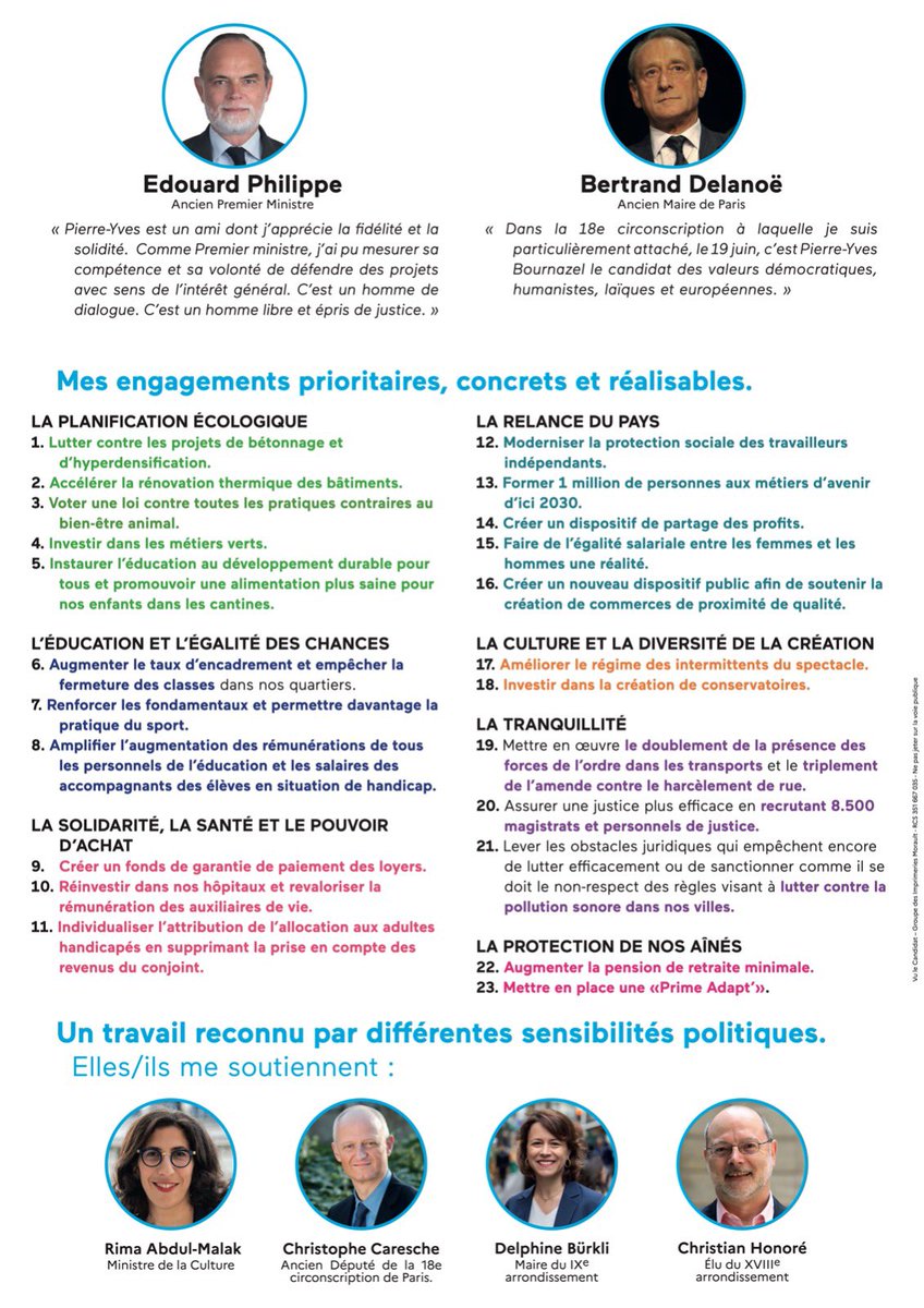 pybournazel's tweet photo. Je serai un député à votre écoute, ouvert à tous, respectueux de chacun et qui agit. Un député modéré, libre des contingences partisanes et des outrances. Avec ma constante fidélité. #Paris18 #Paris9 

#circo7518 | 4 raisons fortes de vous mobiliser ce dimanche 19 juin. ⤵️ https://t.co/HogihLS7HL