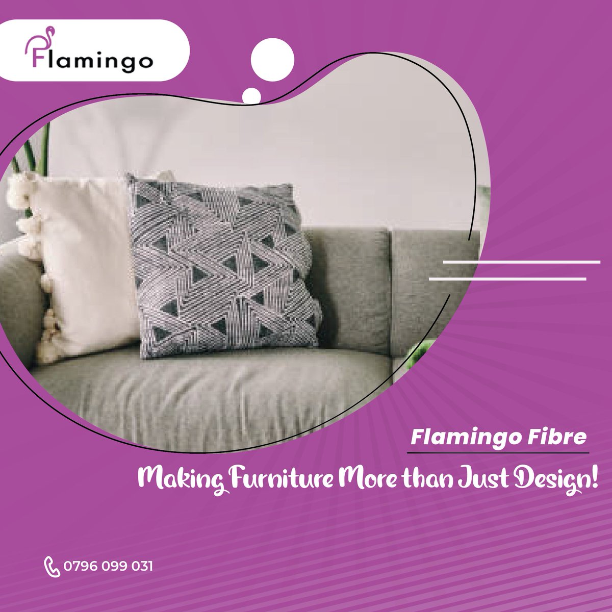 flamingo_eaK's tweet photo. Furniture needs to be more than just design. They need to be comfortable and cozy as they are classy.

For the best Fibre fillings for all your furniture needs, cal us at 0796099031.

#fibrefurniture #bestfibre #furnituredesign #comfy #cozy #classyfurniture #callus #qualityfirst https://t.co/YYxSFTyPOc