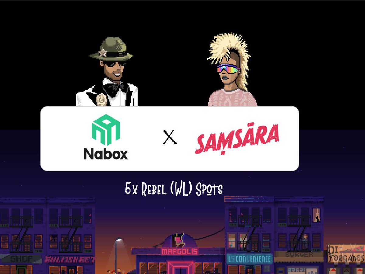 🪂Collab Giveaway with Samsara Rebels🪂

Spot NFTs for 5 winners

1⃣Rt,💚,@ 3 Frds
2⃣Follow 
<a href="/naboxwallet/">Nabox</a>
 &amp; 
<a href="/SamsaraRebels/">Saṃsāra</a>

Winners will be announced in 48 hrs

#NFTs #Airdrops #Giveaways #SamsaraRebels #Nabox #wallet