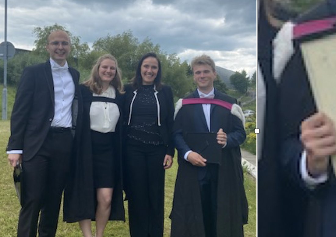 RebeccaJMGoss's tweet photo. Such a privilege to supervise these three wonderful project students!
(Who scooped 4 prizes!!! Well done!)
Excited to see their careers flourish as they move to PG studies @OxfordChemistry @ImperialCollege & @PKaniewski98 to employment @AstraZeneca Sweden #SaintGraduation https://t.co/zrSTUJrCyg