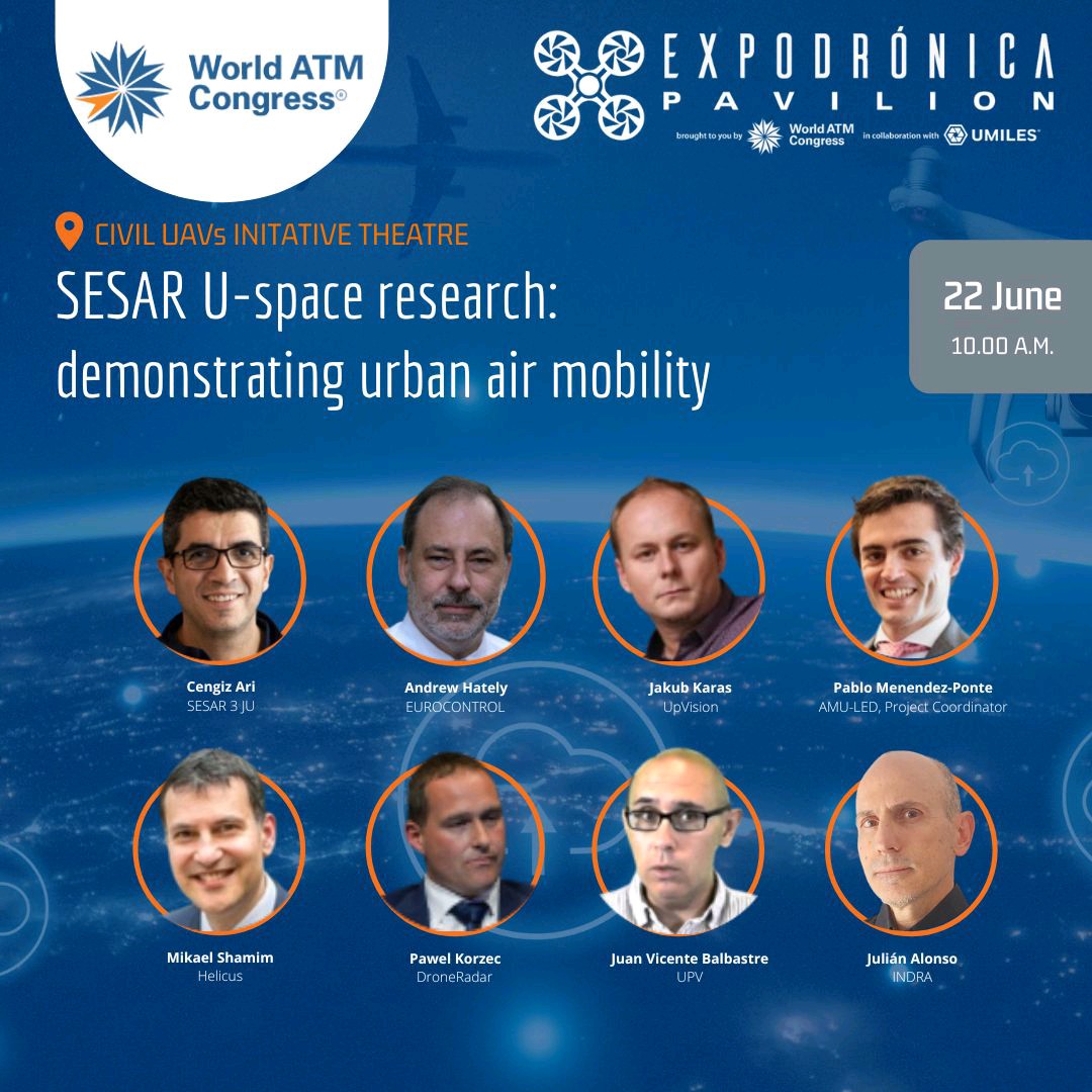 Uspace4UAM (@uamuspace4) on Twitter photo We look forward to seeing you at the #WorldATM Congress in #Madrid next week. You can hear about @Uspace4UAM project in the <a href="/sesarju/">SESAR JU</a> session of the #Expodronica. You can also visit the consortium members' stands there - <a href="/altitudeangel/">Team Altitude Angel</a>, <a href="/letovyprovoz/">ลLP ฤR / ANS CR</a> <a href="/ENAIRE/">ENAIRE</a> <a href="/tecnalia/">TECNALIA</a>. ๐๐ #UAM We look forward to seeing you at the #WorldATM Congress in #Madrid next week. You can hear about @Uspace4UAM project in the <a href="/sesarju/">SESAR JU</a> session of the #Expodronica. You can also visit the consortium members' stands there - <a href="/altitudeangel/">Team Altitude Angel</a>, <a href="/letovyprovoz/">ลLP ฤR / ANS CR</a> <a href="/ENAIRE/">ENAIRE</a> <a href="/tecnalia/">TECNALIA</a>. ๐๐ #UAM