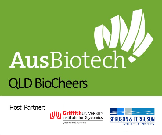 AusBiotech's tweet photo. LAUNCHED: #QLD #BioCheers on the Gold Coast, 28 July – register now to engage, connect &amp; meet new potential new partners. Join us in person at the @GlycoGriffith – a big thanks to the Glycomics Inst &amp; @sprusons for supporting this great networking event. https://t.co/A4dWm7trg7 https://t.co/nvBZ2NtMhm