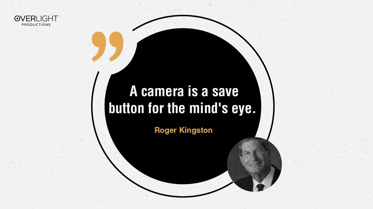 OverlightDXB's tweet image. &quot;A camera is a save button for the mind&apos;s eye.&quot;
- Roger Kingston

You only live a moment once, but you can press a button to save it for life.
Contact us!

#OverLight #OverlightProduction #ProductionServices #RogerKingston