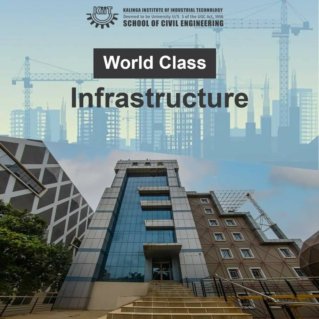 KIITUniversity's tweet image. Infrastructure at our KIIT School of Civil Engineering is next to none and why not? It is the foundation for the would- be Civil Engineers to learn and excel.
