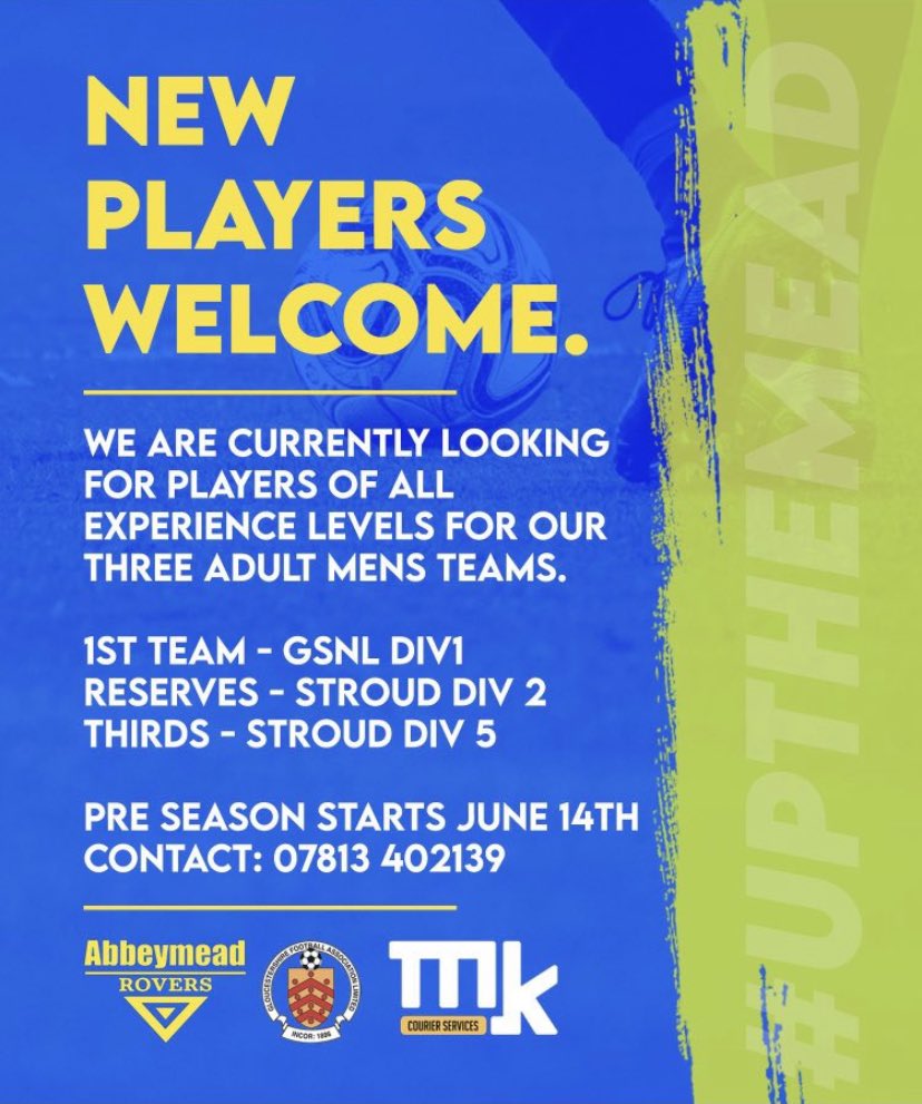 Our Mens teams looking for players
