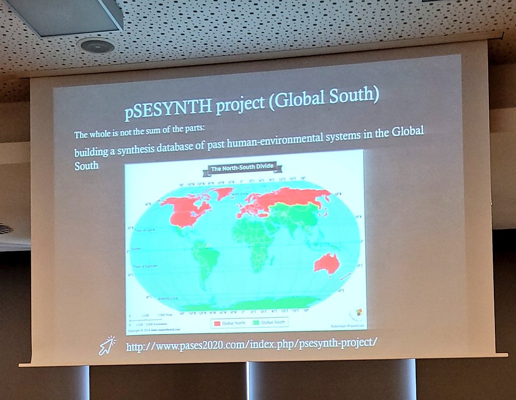 The @PAGES_ECN new project pSESYNTH looking at past human-environment systems in the global south is being introduced @2022Iwgp this morning! #iwgp2022 #environment