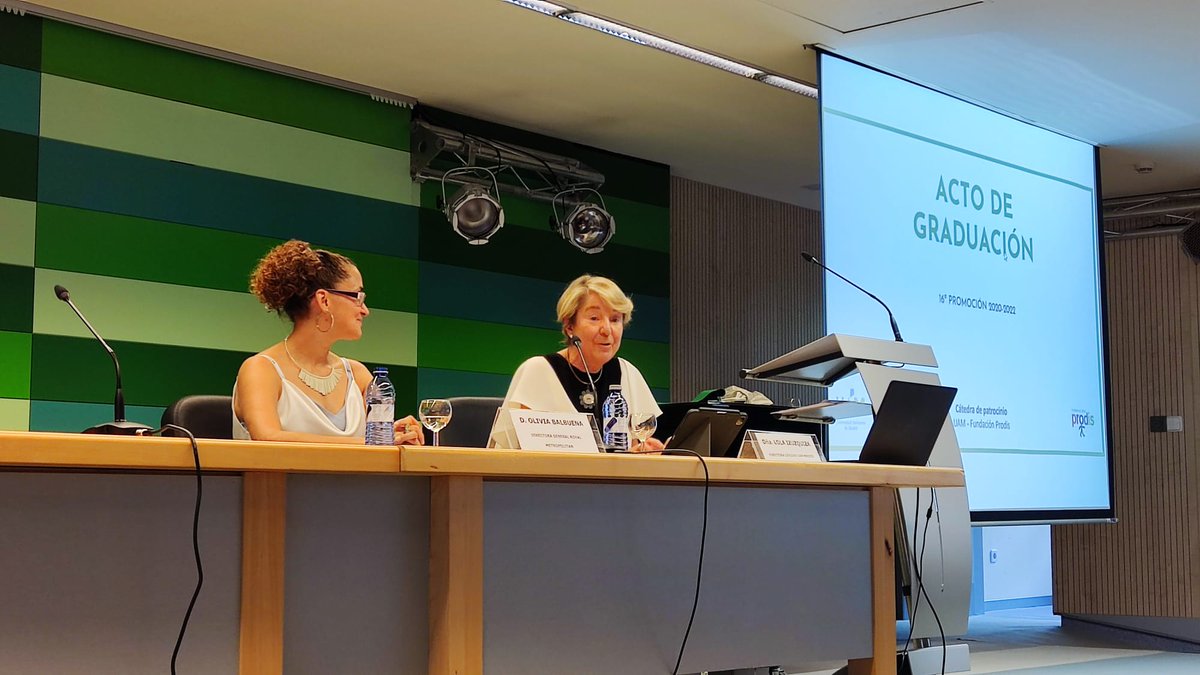 fuam_uam's tweet photo. La XVI promoción de #Promentor se gradúa tras dos años de estudio, en una titulación de la @UAM_Madrid impartida con el apoyo de la Cátedra UAM – @fundacionprodis.
Estamos encantados en @fuam_uam de contar con uno de sus estudiantes en prácticas. ¡Enhorabuena a los egresados! https://t.co/EshYXKYcuP