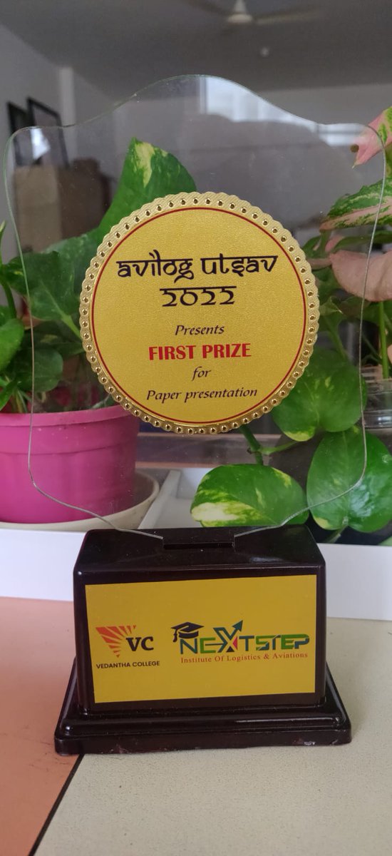 soundaryaedu's tweet photo. It gives us immense pleasure to inform that our BBA -Aviation final year students won the 1st prize at "AVILOG UTSAV-2022" National Level Student Conference scheduled on 15.06.2022 at Vedanta College, Bangalore
1st Prize -Navya&Vishnu(FinalBBA Aviation)
#SIMS #avilog #utsav #bba https://t.co/mswwRvoXtj