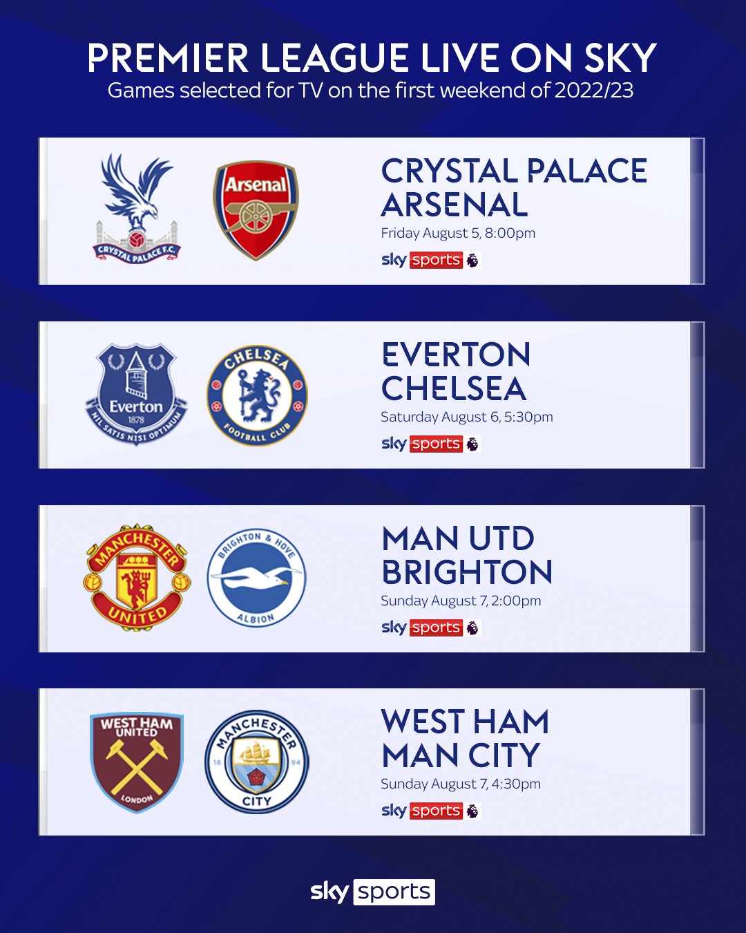 live games today premier league