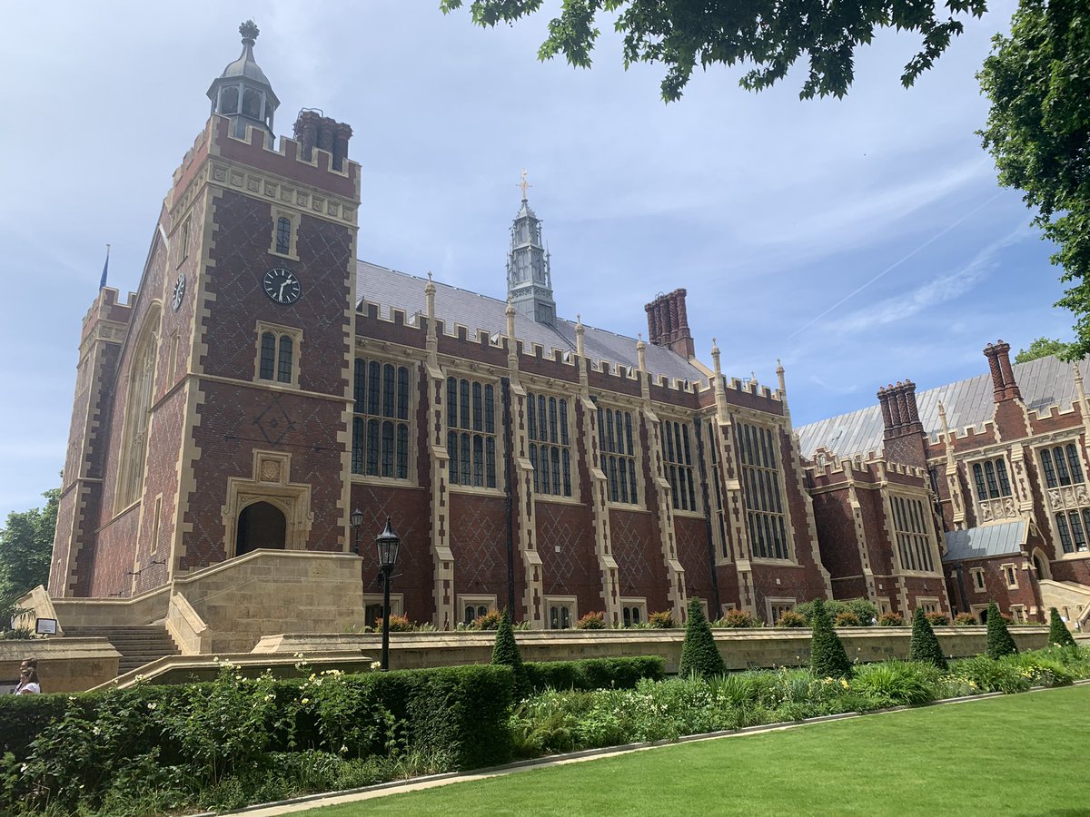 A resplendent <a href="/lincolnsinn/">The Honourable Society of Lincoln's Inn</a> in the June sunshine!