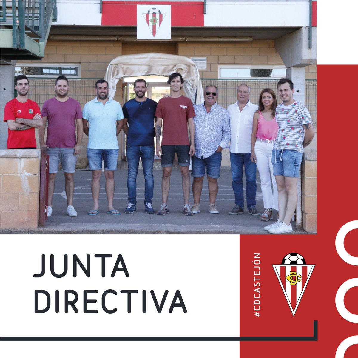 🔴⚪️ NUEVA JUNTA DIRECTIVA ⚪️🔴

Hoy toca presentar a la nueva junta que dirigirá el Club Deportivo Castejón durante las próximas temporadas.

Un grupo joven, con mucha ilusión y el compromiso de trabajar duro para continuar con la identidad que representa este club.

#CDCASTEJON