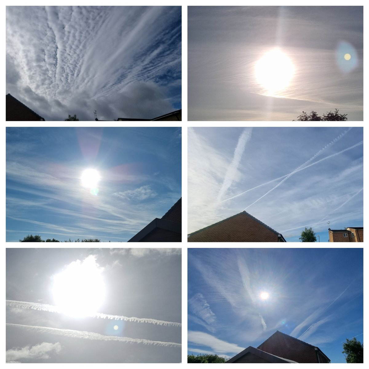 MKWPublishing's tweet photo. Whether they are #chemtrails or #realclouds what is the harm in asking the question? If there is nothing to #lookup and see, then there's nothing to worry about π
And I know there are many different types of clouds π
Do you see #realclouds or #chemtrails... https://t.co/5Lw9OQq7KN