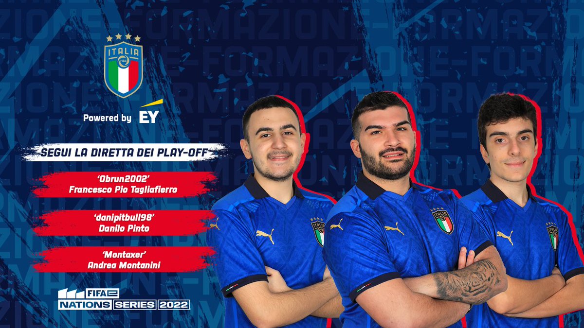 eNazionaleFIGC's tweet photo. Tutto pronto per la prima giornata di @FIFAe #playoff, in diretta dal Wave Space @EY_Italy! 🏆
Non fate mancare ad @obrun2002, @Danipitbull33 e @Montaxer_ il vostro sostegno!! 📣
In diretta dalle 17:00 sul nostro canale Twitch, link in bio!
#eNazionale #FIFA #fifaultimateam https://t.co/9FO5nFulXZ
