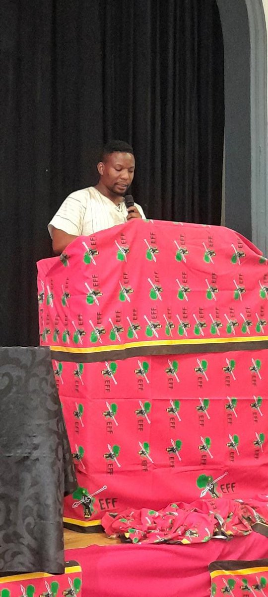 Effsedibeng1's tweet photo. [NOW] Provincial Secretary @moshekoi addressing fighters in Midvaal. Ours is remembering against forgetting 

#Commemmoration
#June16 https://t.co/kBS6GoNolz