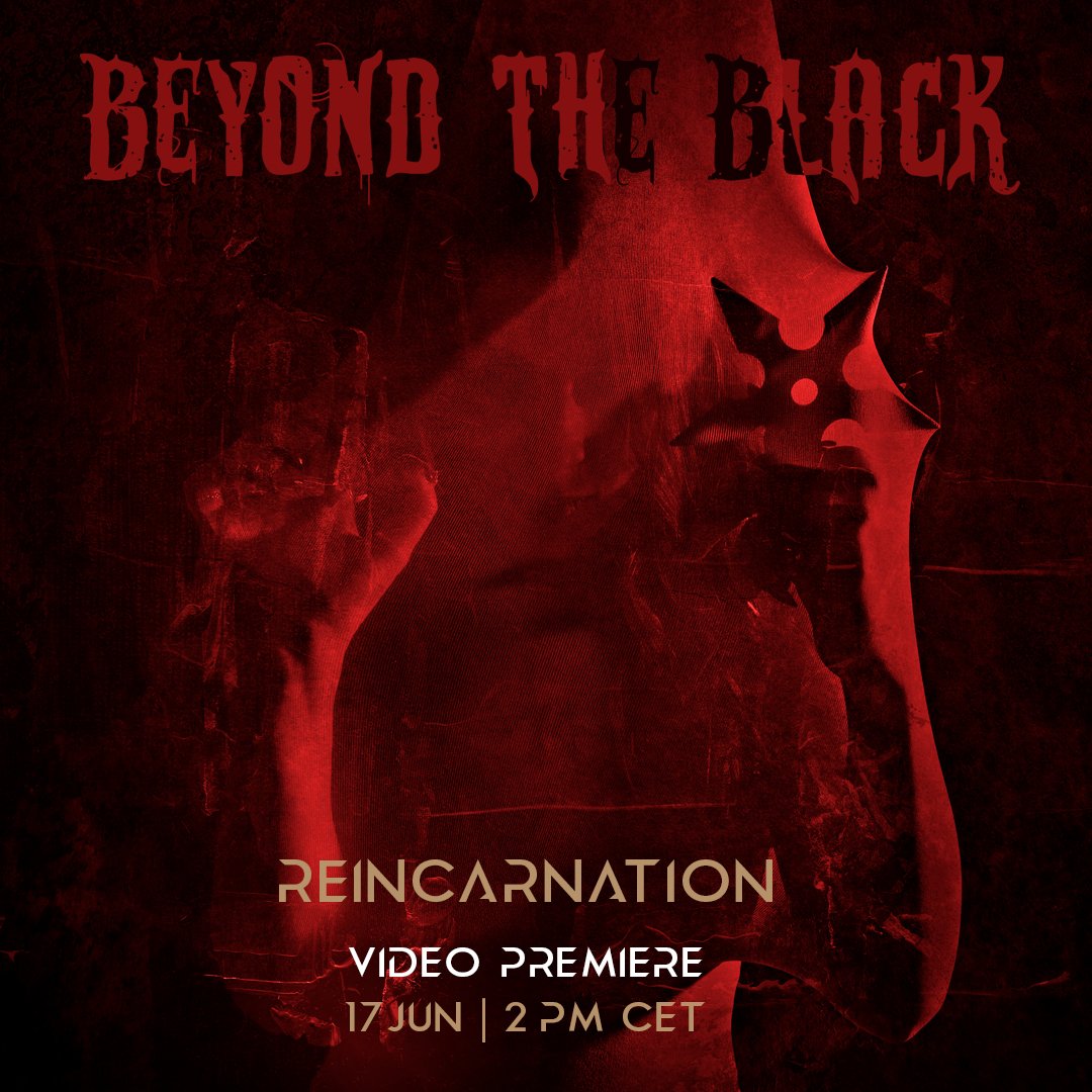 Join our video premiere of our new single ≫REINCARNATION≪ 𝐓𝐎𝐌𝐎𝐑𝐑𝐎𝐖, 2PM CET: youtu.be/9JFFiH1Pg4k