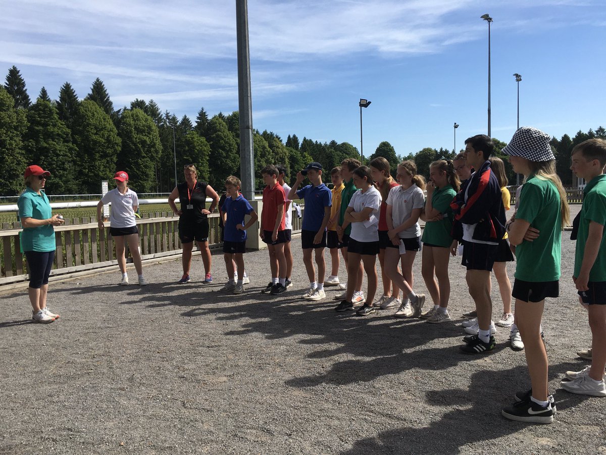 YateleyManorSch's tweet photo. Y8 Pétanque masterclass @Crondall Pétanque Club. Bien joué! 🇫🇷#crondallpétanque #YMPrep #patisserie https://t.co/LFVimsfPAl