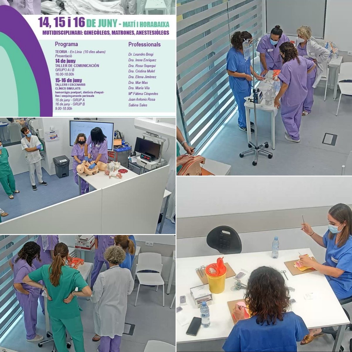 Aquests dies es duu a terme a #Simse el Tercer Curs de Simulació en Emergències Obstètriques amb una participació multidisciplinària i amb professionals de diferents hospitals de les Illes Balears #sanitat #innovació #tecnologia #simulació
