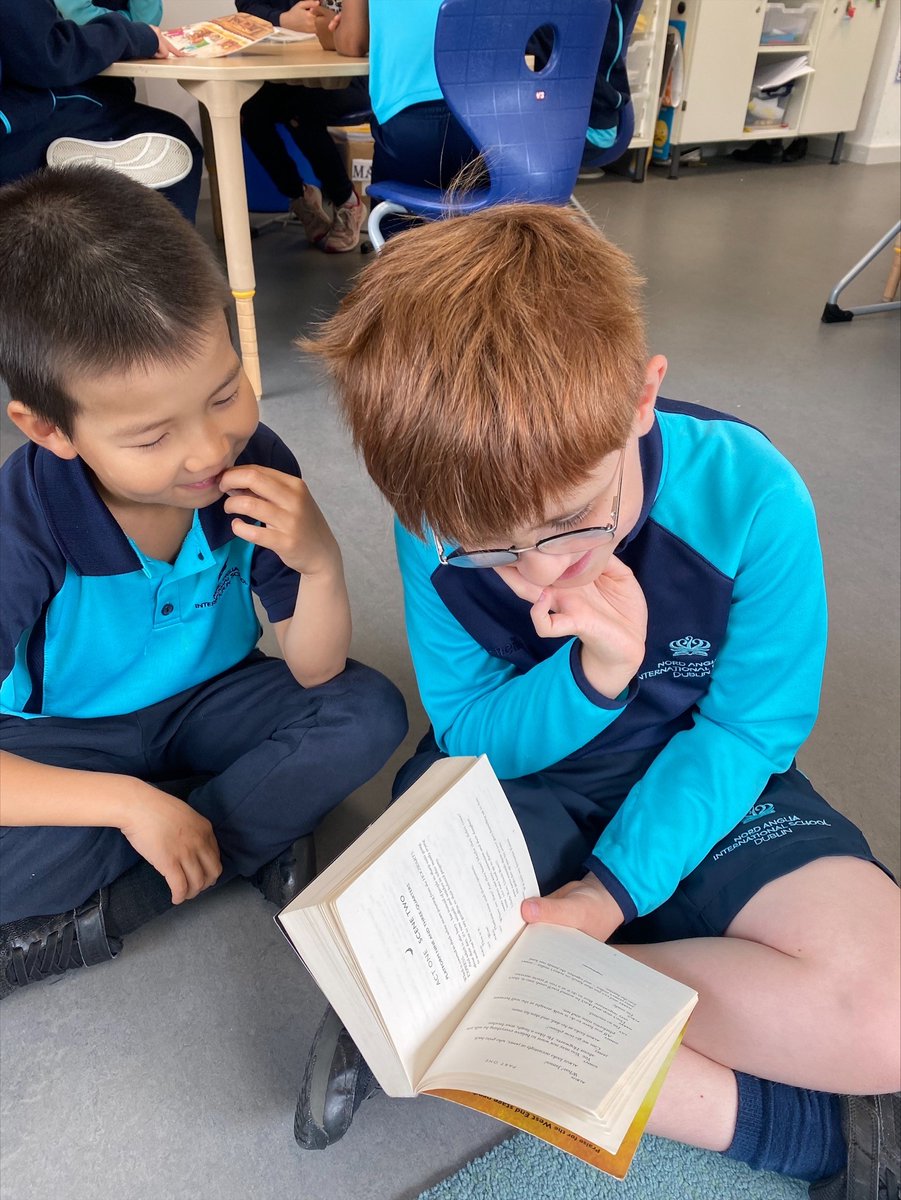 NAISDublin's tweet photo. Our Grade 1 and 3 students did some shared #reading π this week.
#createyourfurture #nordangliaeducation #globaleducation #internationalschool #primaryyearsprogramme #internationalbaccalaureate https://t.co/H7x47LSfRc