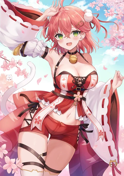 新衣装もかわいいにぇ #miko_Art 