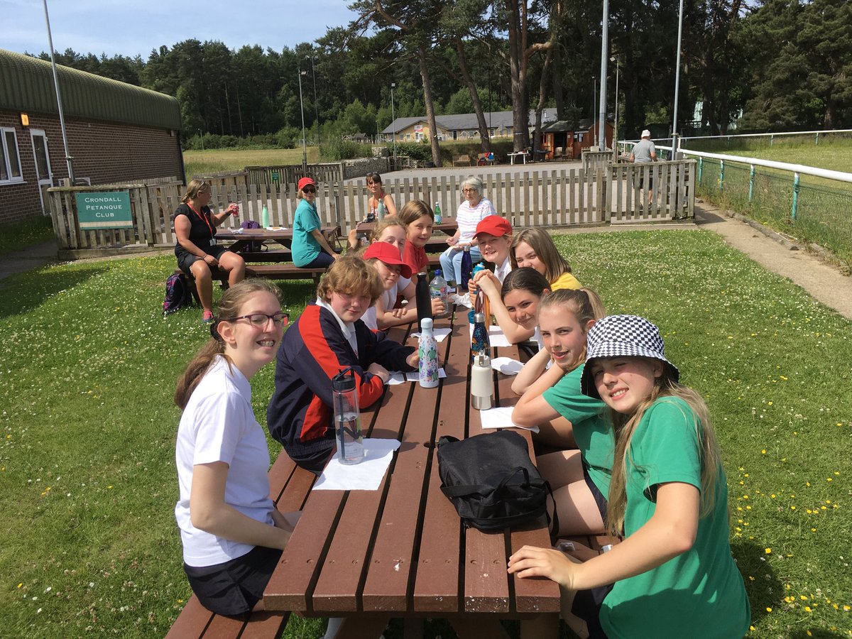 YateleyManorSch's tweet photo. Y8 Pétanque champions 🇫🇷🥇Thank you Crondall Pétanque for a fantastic morning of French sport and yummy pastries too. Merci. #YMPrep #Crondallpetanque #teamwork # challenge # fun https://t.co/s9jUT6PUHA