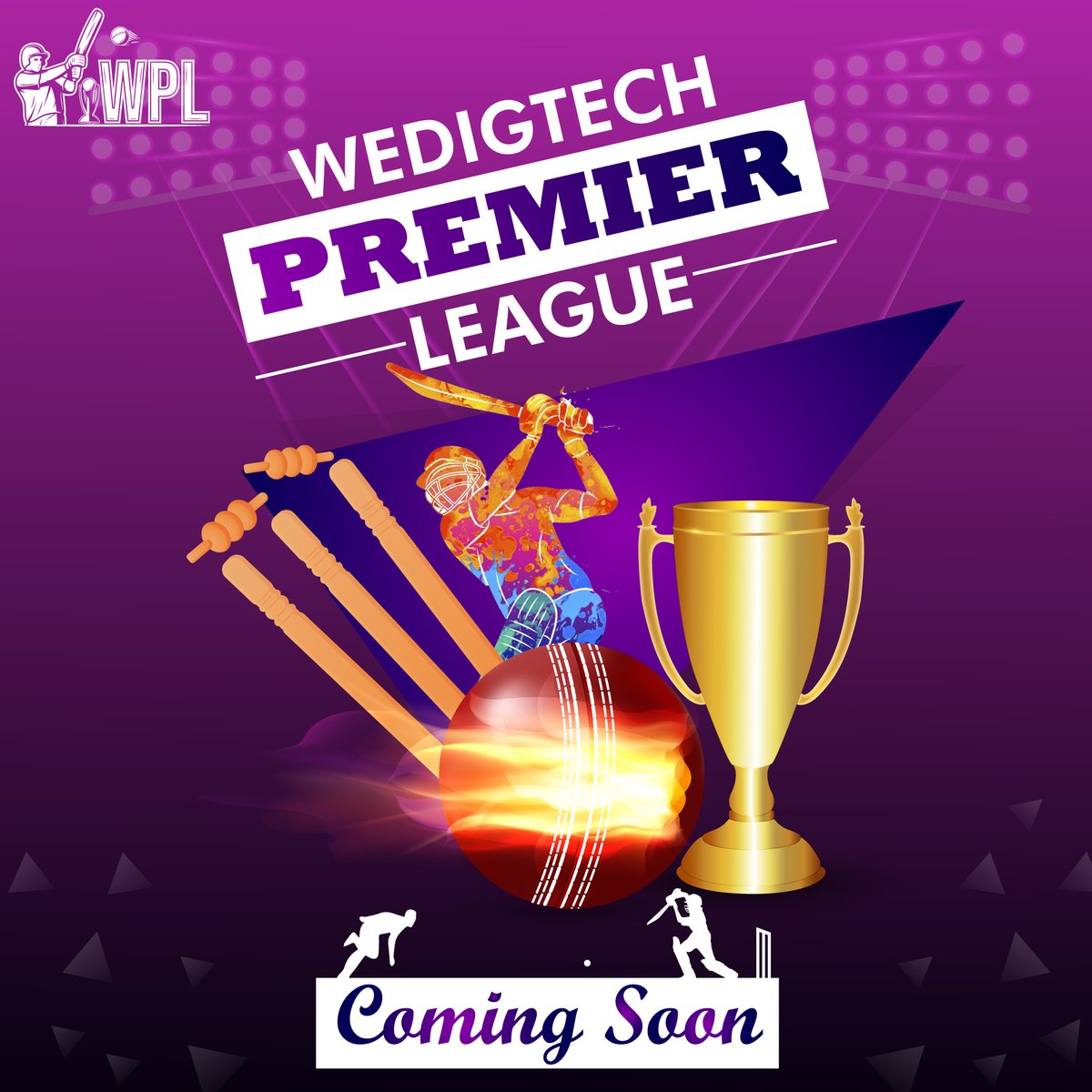 Wedigtech Premier League coming soon!!
Crick, crick, cricket; don’t throw your wicket. 
Stay tuned for the action, as our 4 rocking teams are gearing up for a series of nail-biting matches!! 
Keep calm and bat on.
#cricket #league #officeculture #funtime #cricketfever #wpl #fun