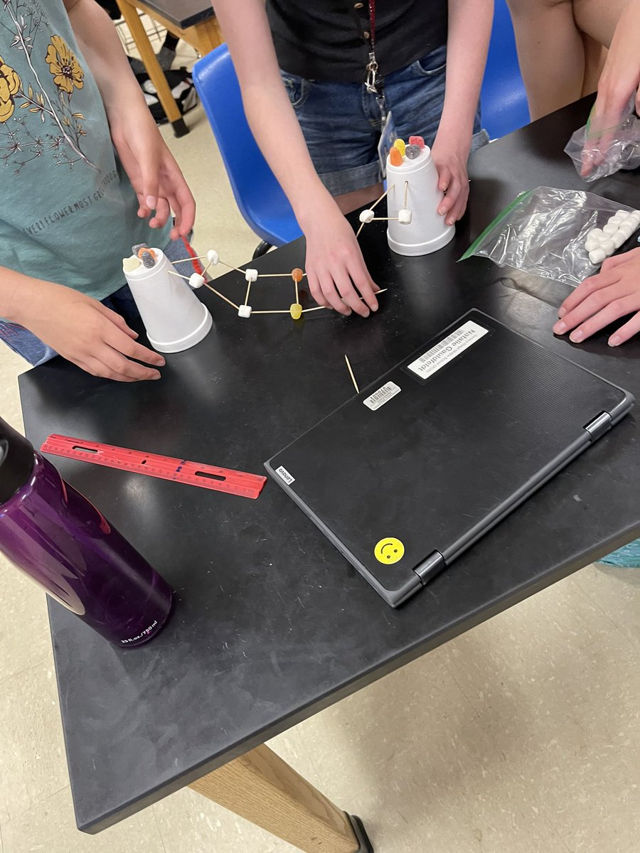 efigenioscience's tweet photo. Enjoyed our last days of science by building candy bridges. It’s always fun to see the different designs. @SRMS_Official https://t.co/Pn3JUZAIVY