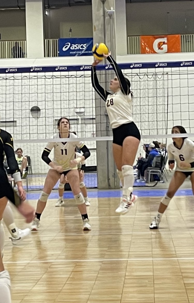 DansvilleV's tweet photo. Reeghan Griffith,incoming Junior for Dansville pushed her team to Silver @ Nationals.A 5’9” setter/attacker gained some stats: 96 Assists, 10 Kills, 33 Digs 💯, 10 Aces 96%    @MUCrusadersVB               @RUWomensVball       @SVSU_Volleyball @GVSUVOLLEY https://t.co/453AAx1nyZ