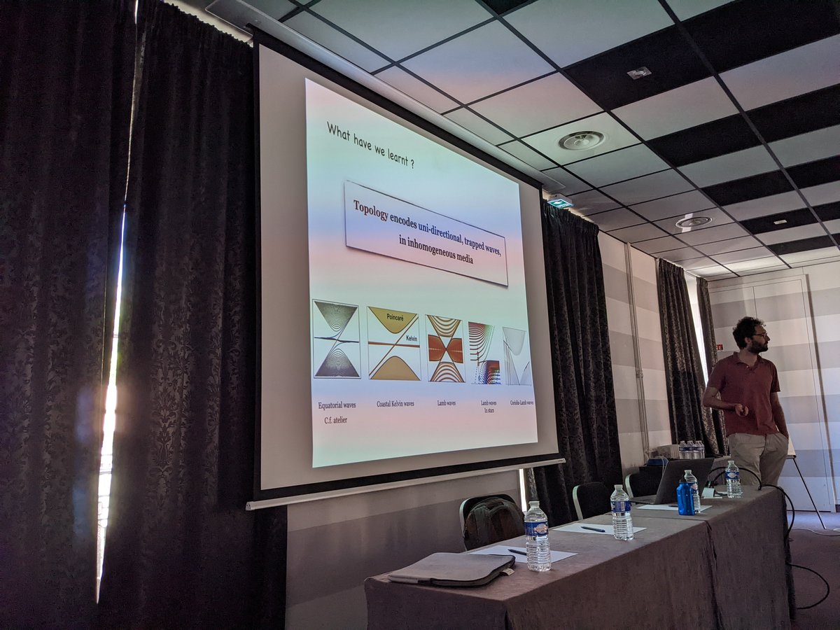 stephane barland (@stephanebarland) on Twitter photo Great lecture by Pierre Delplace from <a href="/lpensl/">Laboratoire de Physique, ENS de Lyon, CNRS</a>
this morning, now let's go to the practical sessions of the students workshop about waves and topology wavecomplexity.univ-cotedazur.fr/events/pierre_… Great lecture by Pierre Delplace from <a href="/lpensl/">Laboratoire de Physique, ENS de Lyon, CNRS</a>
this morning, now let's go to the practical sessions of the students workshop about waves and topology wavecomplexity.univ-cotedazur.fr/events/pierre_…