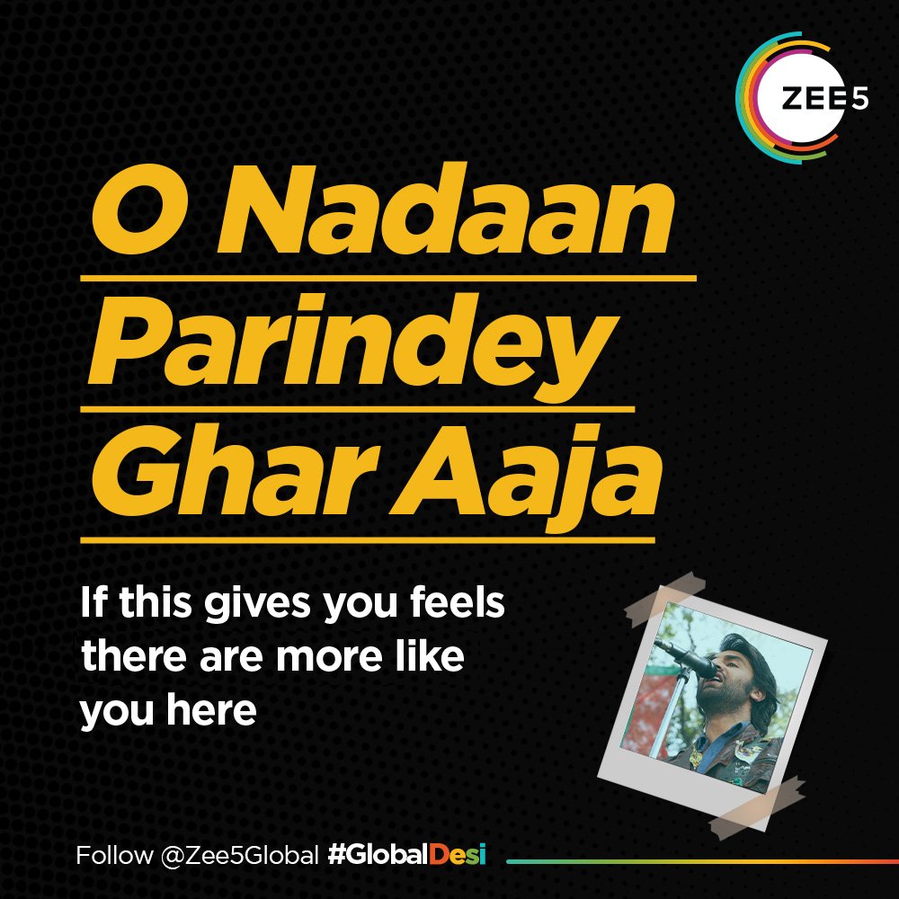 Your movie night guest list just increased a hundredfold. ​

​Follow us @ZEE5Global

#ZEE5Global | #GlobalDesi