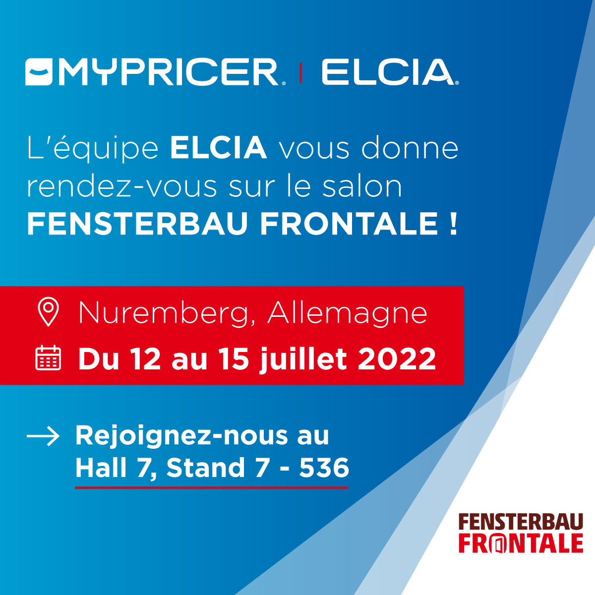 elcia_fr's tweet photo. ON VOUS ATTEND SUR FENSTERBAU FRONTALE 🇩🇪 
Après 2 ans de reports, les salons allemands sont de retour ! RDV à @fensterbau, le salon mondial des #fenêtres, #portes et #façades ! 
Votre invitation gratuite ➡ https://t.co/fhrFTBcUzr
#fensterbaufrontale https://t.co/let1Hkcehz