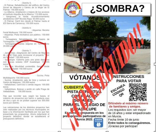 AMPAGuadalupe's tweet photo. INFORMACIÓN AMPA (DE LA BUENA): PROYECTO CONSEGUIDO!!
Enhorabuena a todos los que habéis hecho posible que el proyecto de la cubierta con placas solares para el colegio de Guadalupe se convierta próximamente en una realidad. 
Muchas gracias a todos!!
AMPA CEIP GUADALUPE https://t.co/wkqTVgLhao