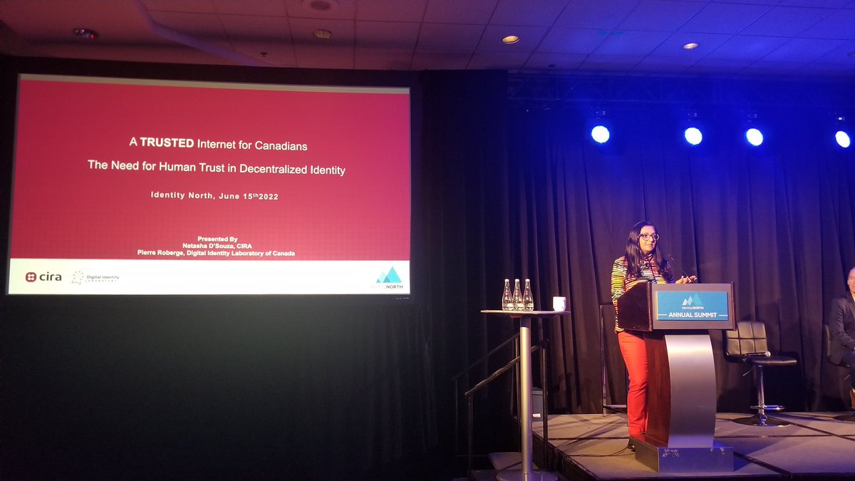 Natasha_DSouza's tweet photo. The need for Human Trust in decentralized identity #identityNORTH https://t.co/MdkRT6kn6m