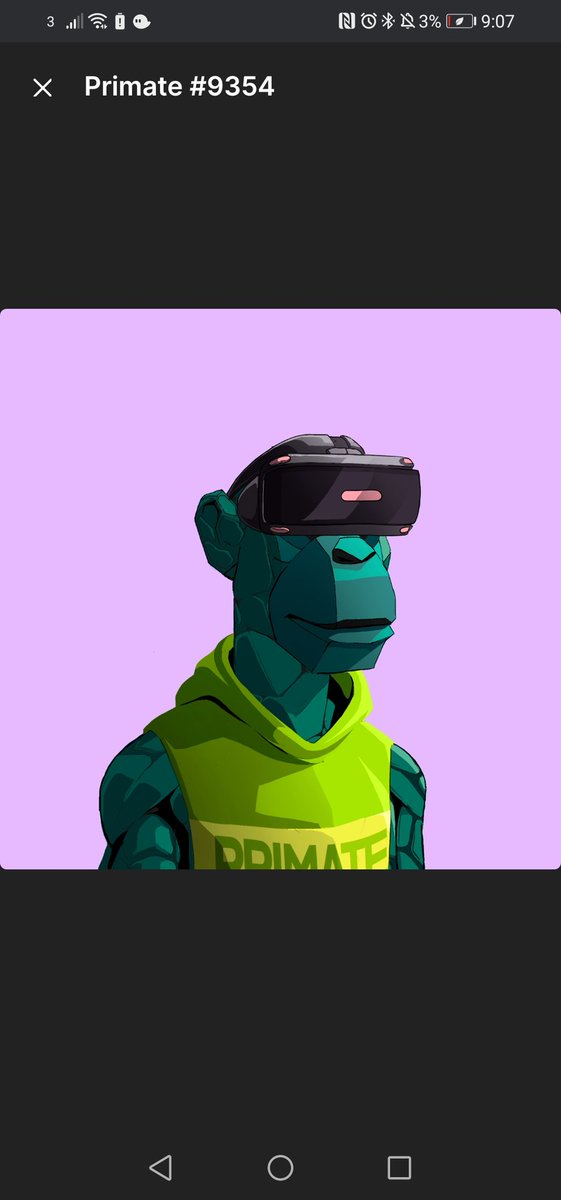 KingKongCrypto5's tweet photo. @_Saeta_ @Primatesnft Yes brother 🤝 https://t.co/ZmglNOc1xK
