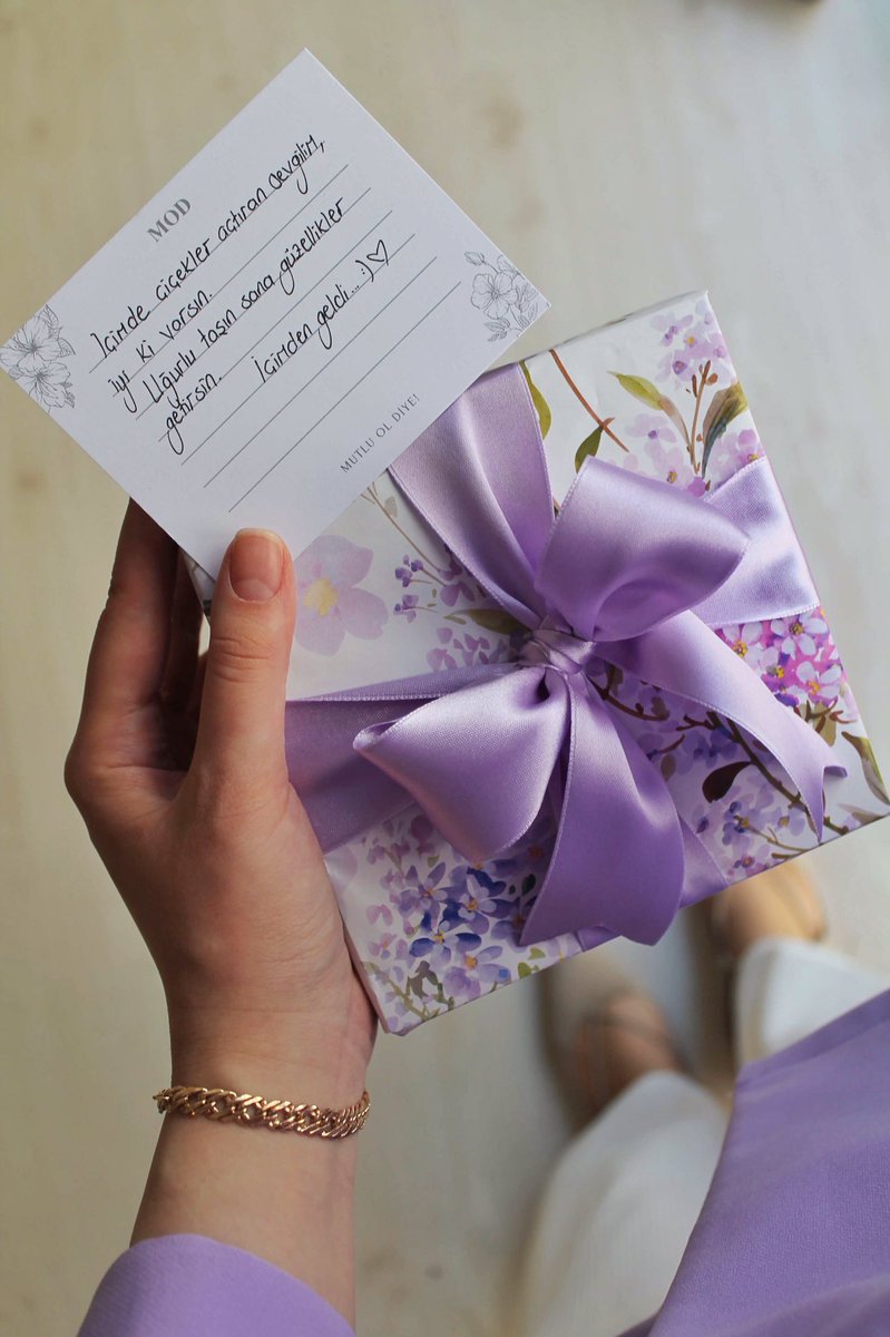 4 adımda bazı güzel şeyler 💜🎁