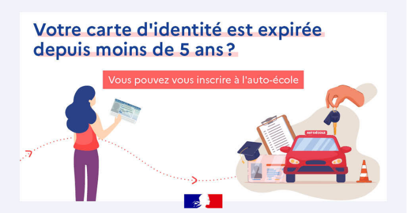 Interieur_Gouv's tweet photo. 🗂️ #CNI | Le saviez-vous❓Même si votre carte d’identité est expirée, pas de panique, elle peut toujours être utilisée pour réaliser différentes démarches administratives ou encore pour des opérations bancaires 😌
