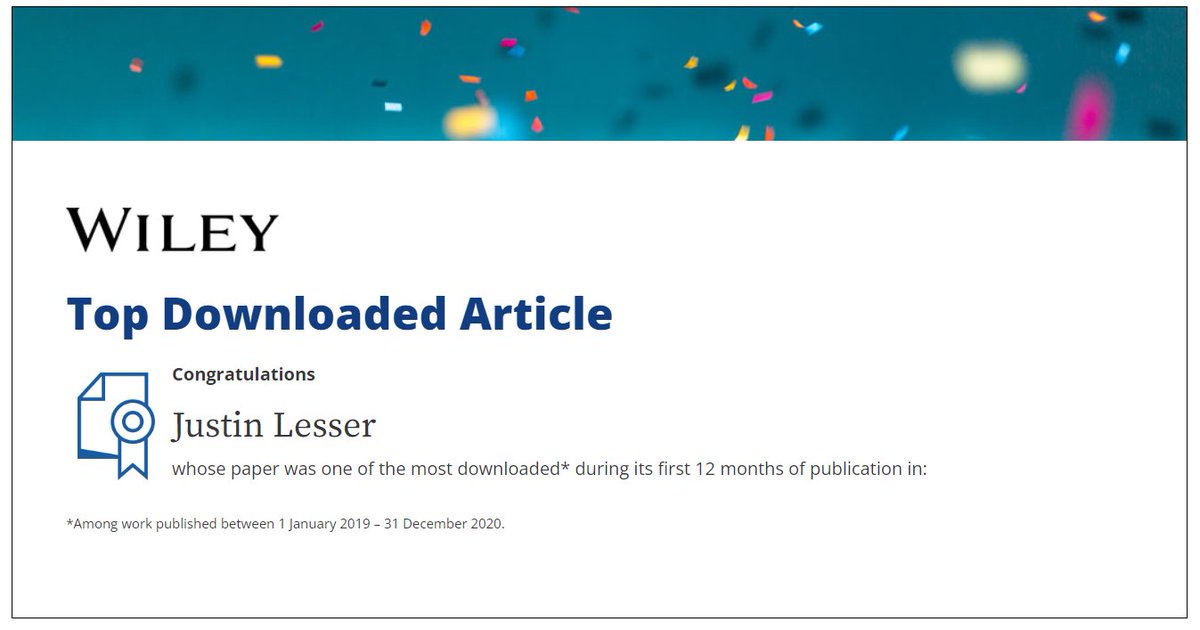jslesser7's tweet image. Looks like that extra $$ was worth it after all!! Thanks to my co-authors @jnelsonPhD, @FishEcologyLab, @wryanjames, and Rachel Wilson. And all of you for checking it out! @Oikos_Journal