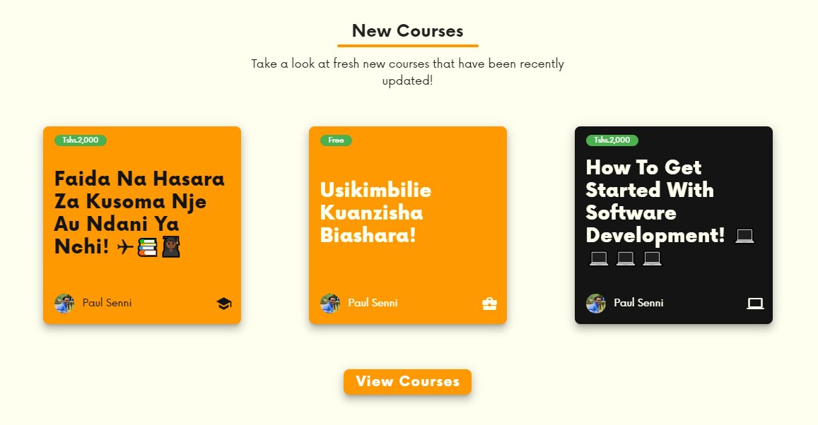 nyayozangu's tweet photo. Check out some new courses on Learn

https://t.co/PYd10fSlGN https://t.co/00pQwdBhgO