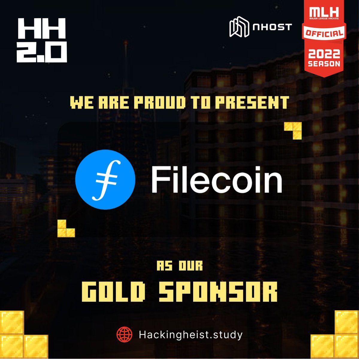 hackingheist's tweet photo. We are pleased to announce @Filecoin as our GOLD SPONSOR for #hackingheist hackathon in @MLHacks Season 2022 โจ
Visit https://t.co/gFny88XQ5q ๐
Filecoin is making the web more secure and efficient with a decentralized data storage marketplace, protocol, and cryptocurrency โจ https://t.co/qkBgvP3mgb