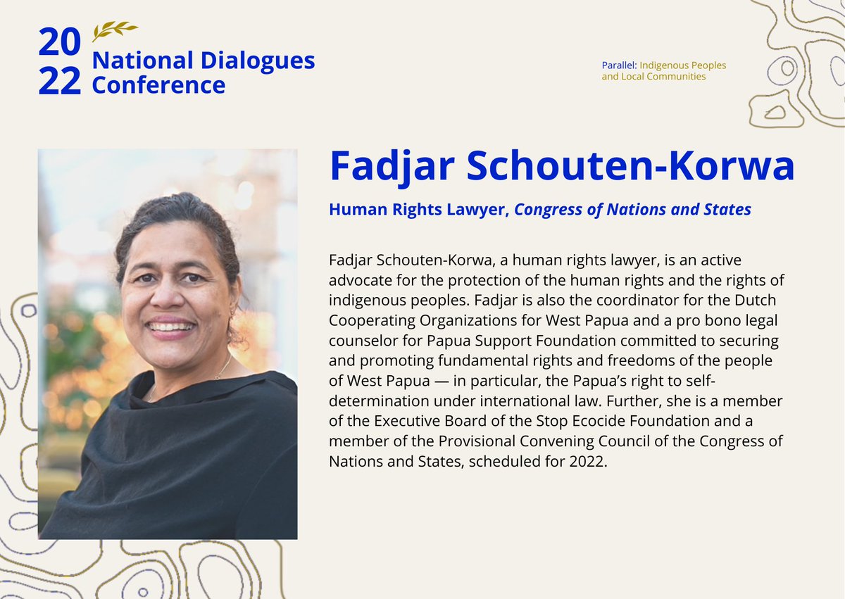 In exploring the key role of indigenous peoples and local communities in nature conservation during times of climate emergency, @fadjar_korwa shared a new resource on indigenous women’s rights in Papua #NDC22 

📖tinyurl.com/yh8vx995