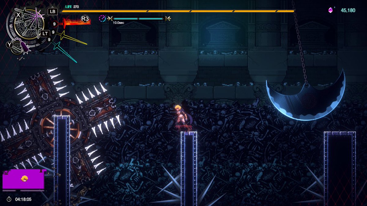 over_lord_anime's tweet photo. 【ゲーム紹介】

ステージの紹介⑤：墳墓

死の気配に満ちた、生命の存在を許さないエリア。
地上がかなり近づいているが、脱出を阻むかのようにトラップや待ち構える敵が、より凶悪になっている。" https://t.co/JUtiZzjC3y