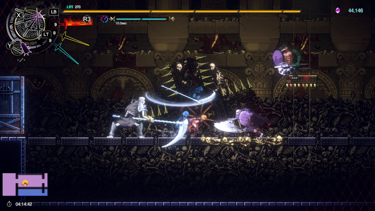 over_lord_anime's tweet photo. 【ゲーム紹介】

ステージの紹介⑤：墳墓

死の気配に満ちた、生命の存在を許さないエリア。
地上がかなり近づいているが、脱出を阻むかのようにトラップや待ち構える敵が、より凶悪になっている。" https://t.co/JUtiZzjC3y