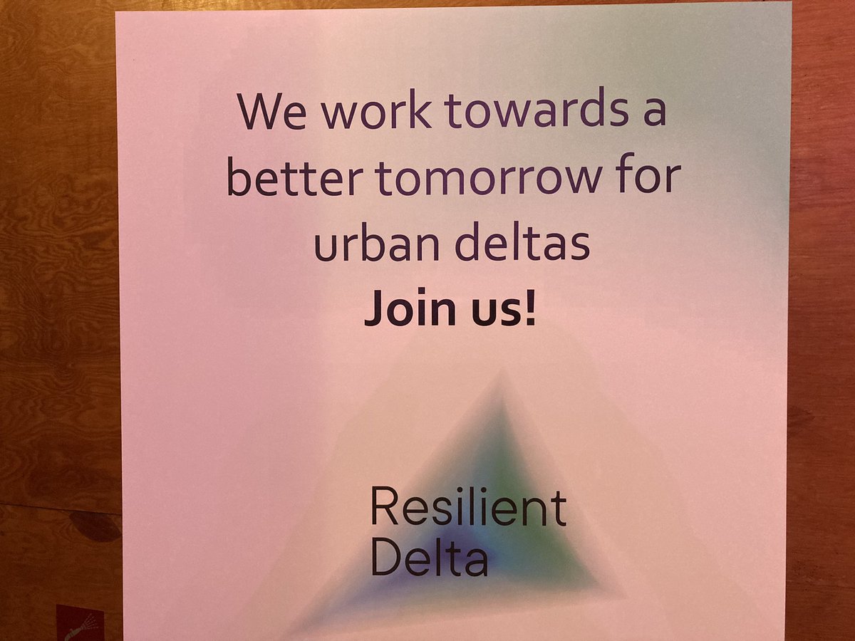arnoudmolenaar's tweet image. Honored to give a keynote about (climate) resilience @rotterdam at the #RDD-conference with @markharbers and @delta_comm on the stage. We need to rethink and redesign our delta(cities) as sea level rise is accelerating and we have to take into account multiple transitions