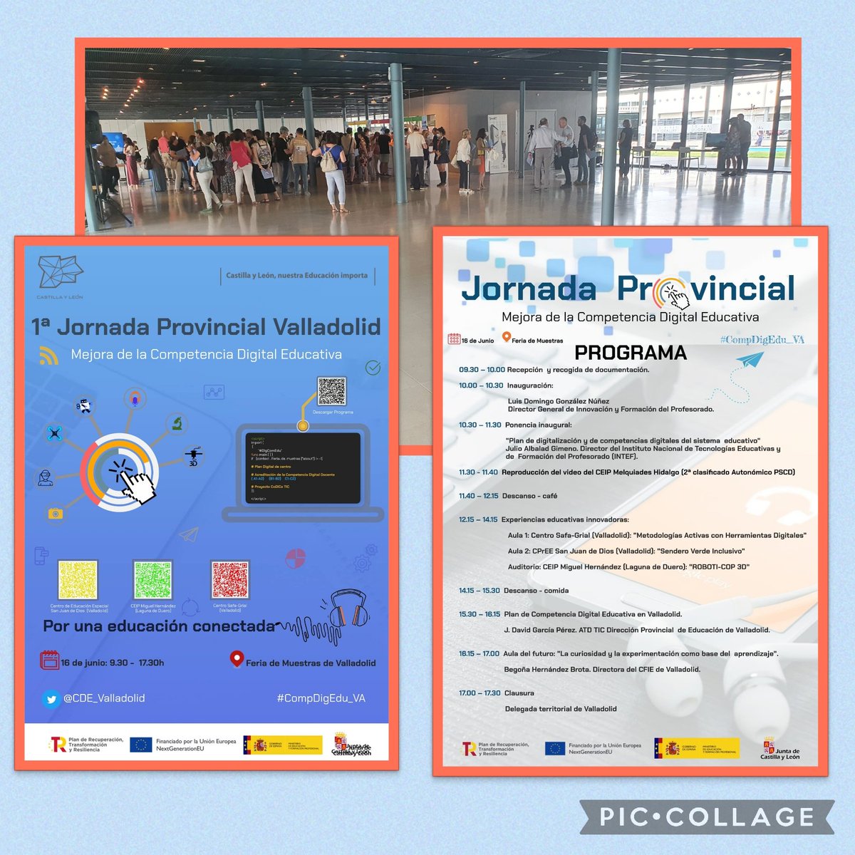 🚀Comienza La Jornada Provincial sobre la Mejora de la Competencia Digital Educativa en Valladolid #porunaeducacionconectada Puedes seguirla en directo: 🔜 youtu.be/1rXXzdwfbEs #CompDigEdu_Va @educacyl