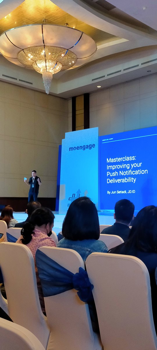 Such an interesting presentation
#GROWTHSummit2022 <a href="/moengage/">MoEngage</a>