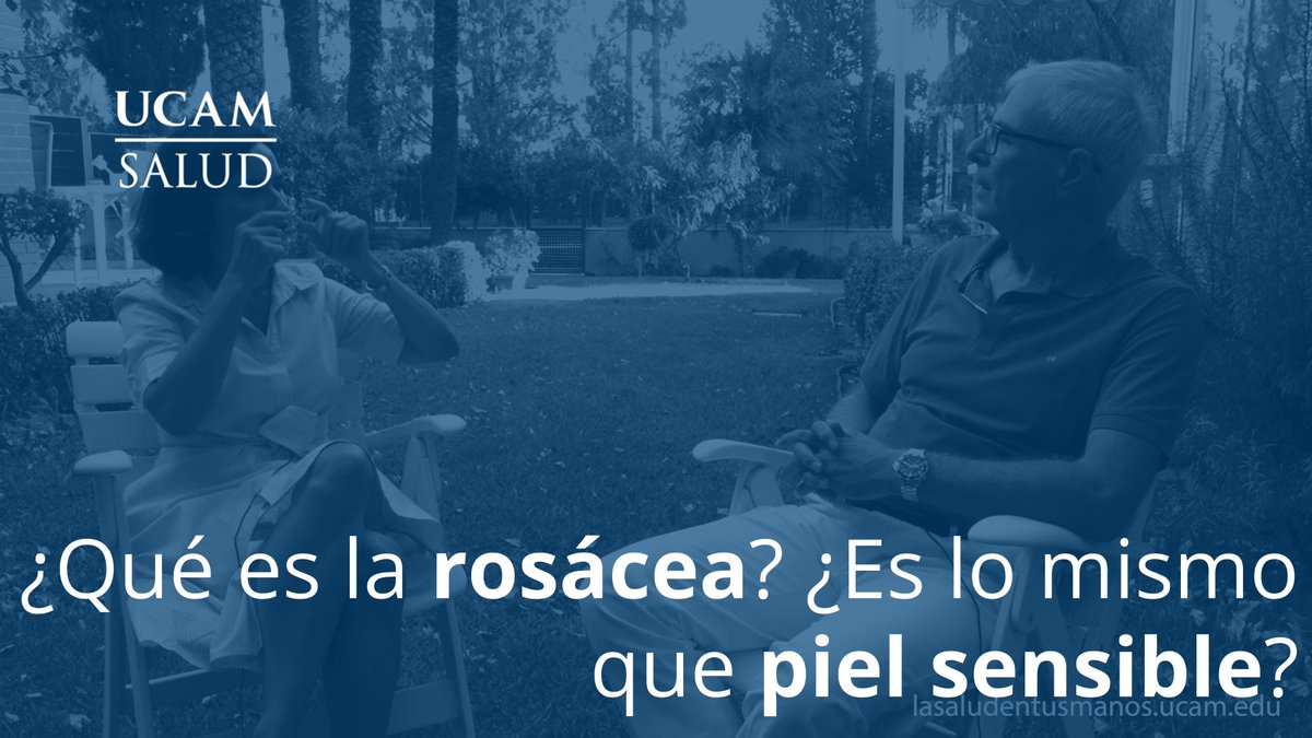 ¿Qué es la rosácea?, ¿Es lo mismo que piel sensible?

Nos lo cuenta la especialista en medicina familiar y comunitaria, la Dra. Berta Sánchez
youtu.be/cbovpNhsFyc