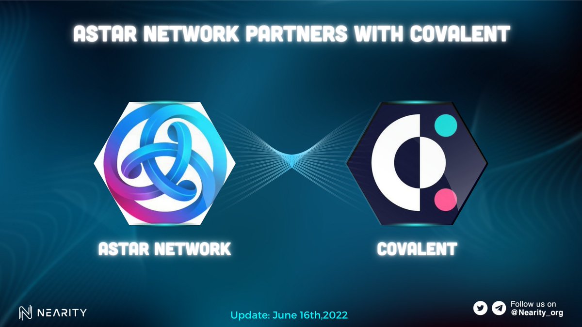 Nearity_org's tweet photo. ✨@AstarNetwork🤝@Covalent_HQ 

🔥This partnership makes #AstarNetwork the best #Blockchain to build providing developers with high-quality #Data 

📌Read more:👉https://t.co/xrM5EE087h

#Nearity #NEAR $NEAR https://t.co/wXQtg39mv5